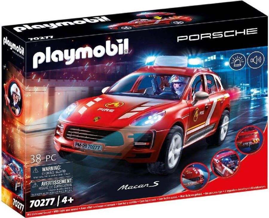 PLAYMOBIL Porsche Macan S Fire Brigade 70277