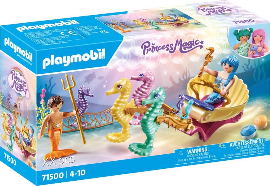 Coppens Playmobil Princess Magic 71500 zeemeermin zeepaard koets