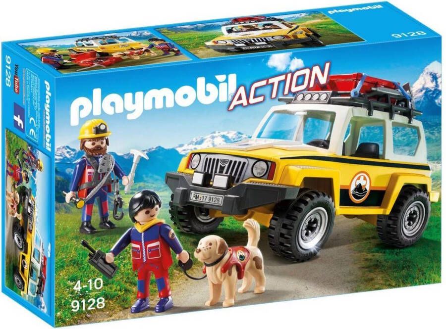 PLAYMOBIL Action Reddingswerkers met terreinwagen 9128