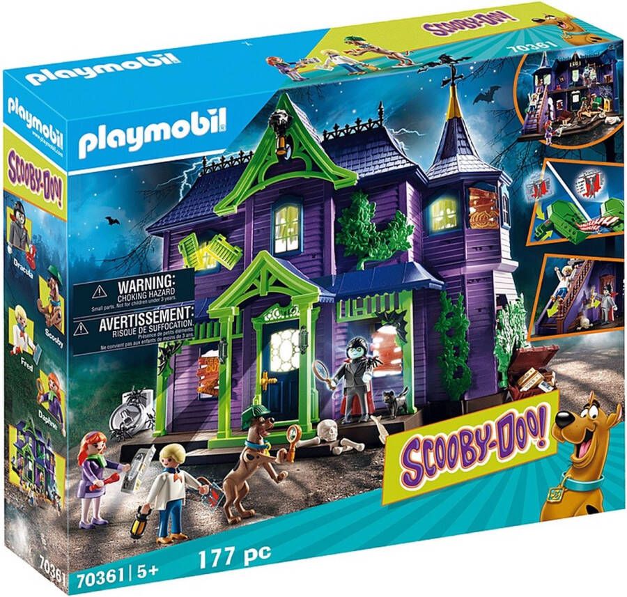 Playmobil Â SCOOBY-DOO! 70361 Avontuur in Mystery Mansion