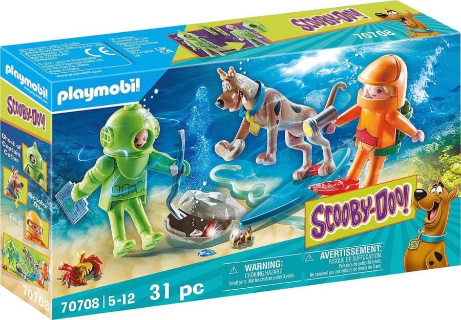 PLAYMOBIL Scooby-doo Avontuur Met Ghost Of Captain Cutler