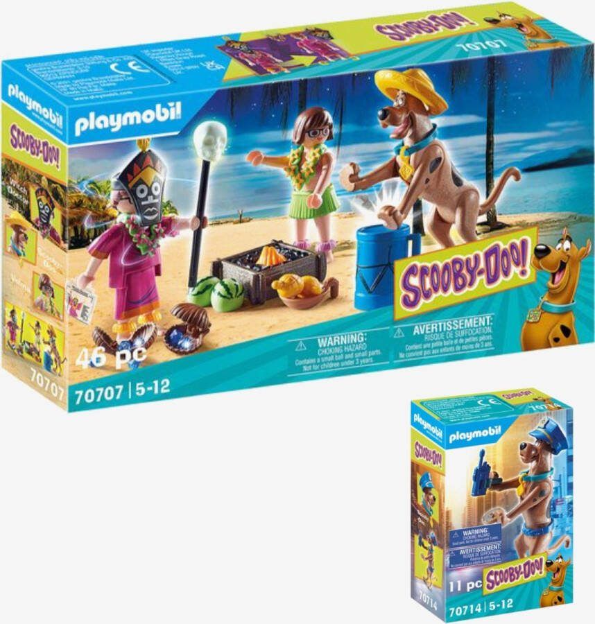 PLAYMOBIL Scooby-Doo avontuur voordeelset actieset 70707 70714
