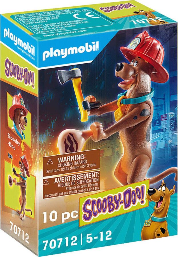 PLAYMOBIL Scooby-doo Verzamelfiguur Brandweerman (70712)