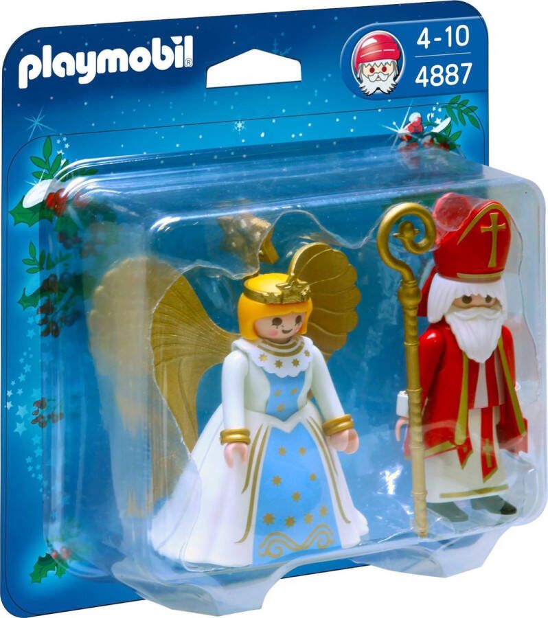 PLAYMOBIL Sinterklaas en Kerstengel 4887