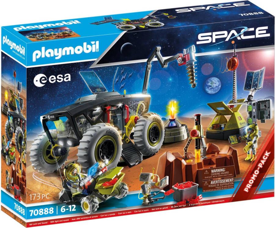 PLAYMOBIL Space Mars Expeditie met voertuigen 172-delig 70888