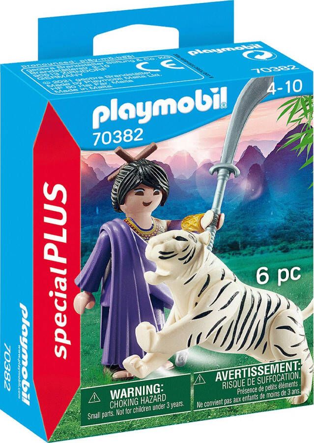 Playmobil Â Special plus 70382 Aziatische vechter met tijger