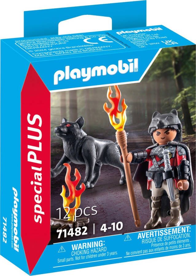 Playmobil Special plus 71482 krijger met wolf