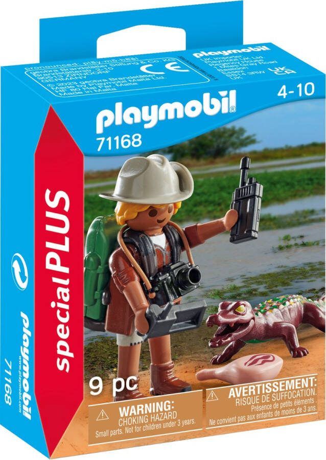 Playmobil Â Special plus 71168 onderzoeker met jonge kaaiman