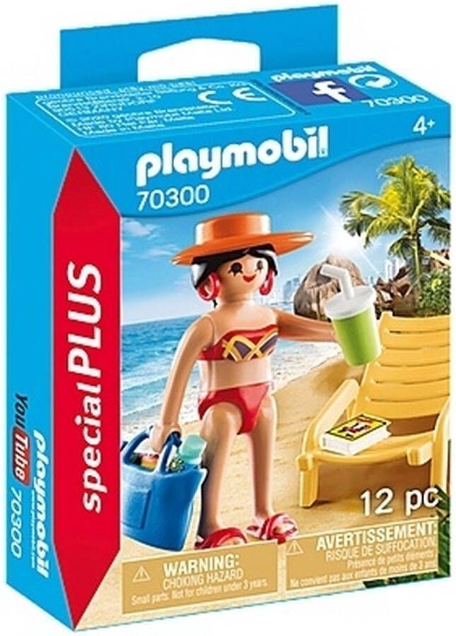 Playmobil Â Special plus 70300 Vakantieganger met strandstoel OP=OP