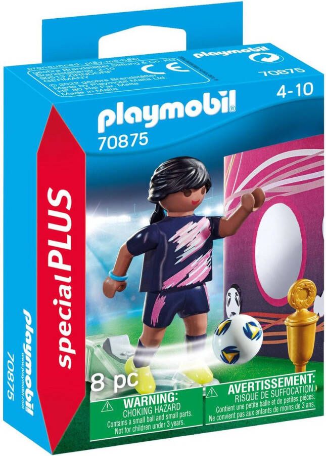 PLAYMOBIL Special Plus Voetbalster met doelmuur 70875
