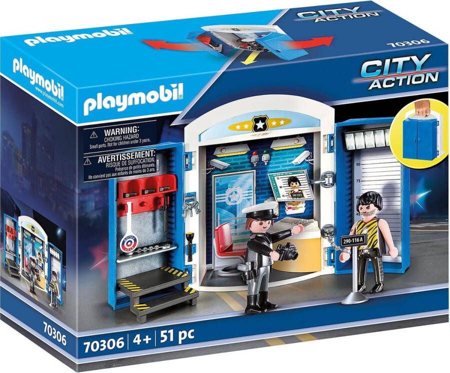 Playmobil Â City Action 70306 speelbox politiestation OP=OP