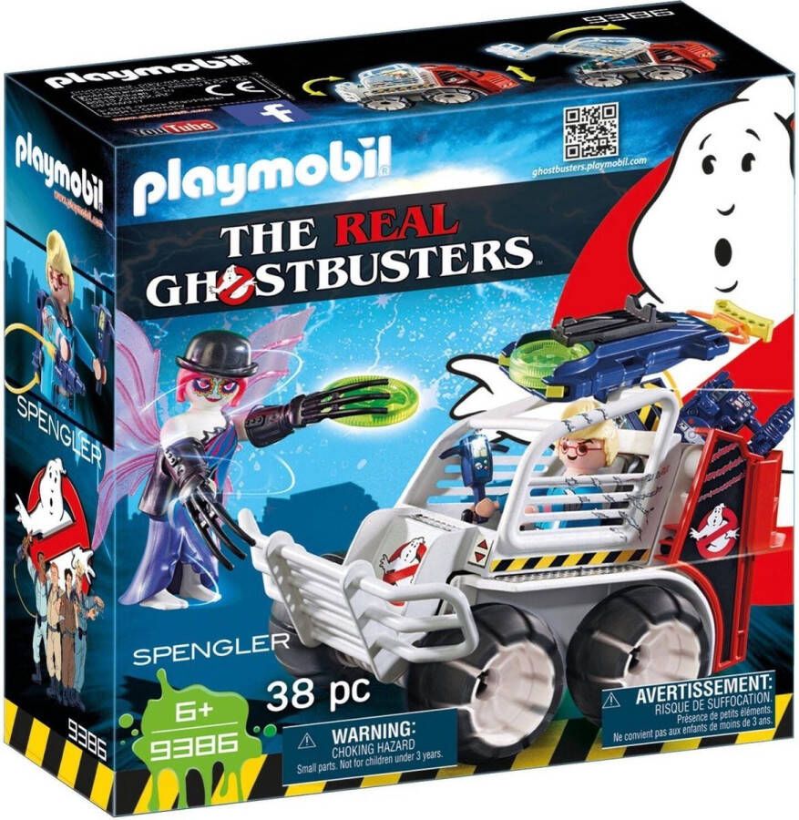 Playmobil Â Ghostbusters 9386 Spengler met kooiwagen