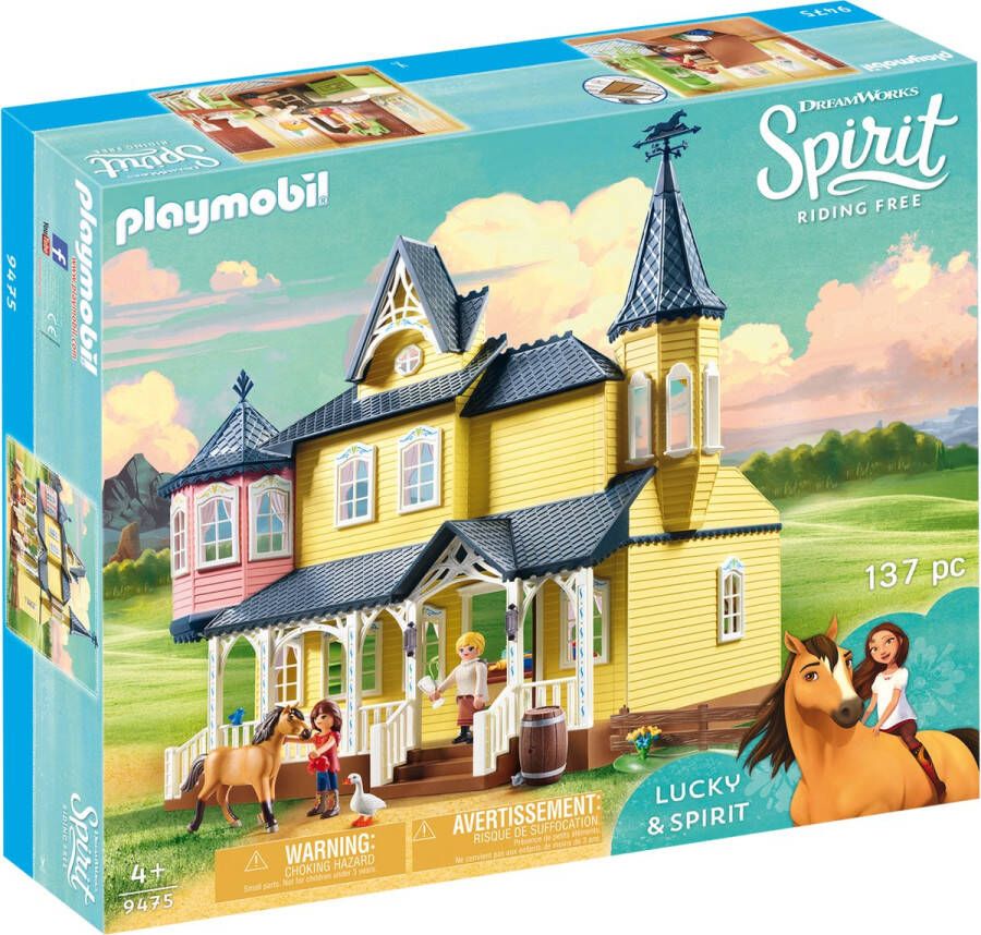 Playmobil Â Spirit 9475 Lucky&apos;s huis