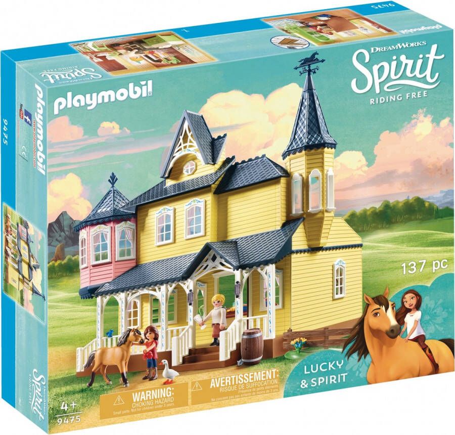 Playmobil Â Spirit 9475 Lucky&apos;s huis