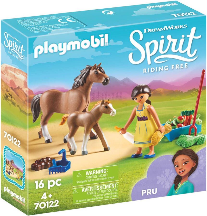 Playmobil Spirit 70122 Pru met paard en veulen OP=OP