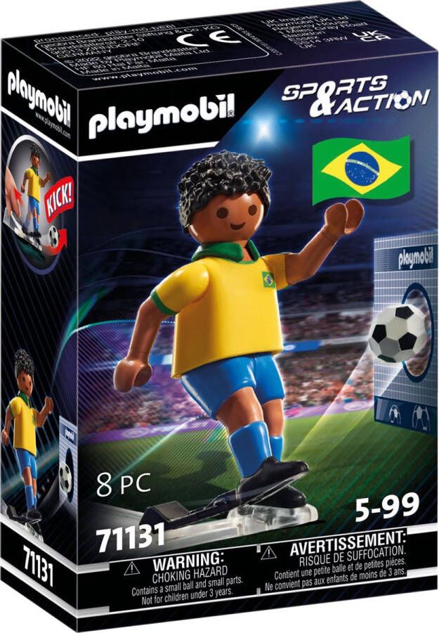 PLAYMOBIL Sports & Action Voetballer Brazilië 71131