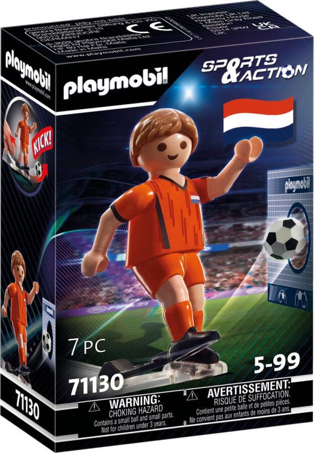 PLAYMOBIL Sports & Action Voetballer Nederland 71130