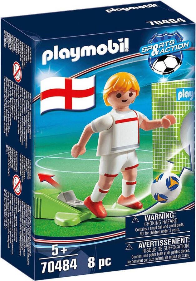 PLAYMOBIL Sports & Action Nationale Voetbalspeler Engeland 70484