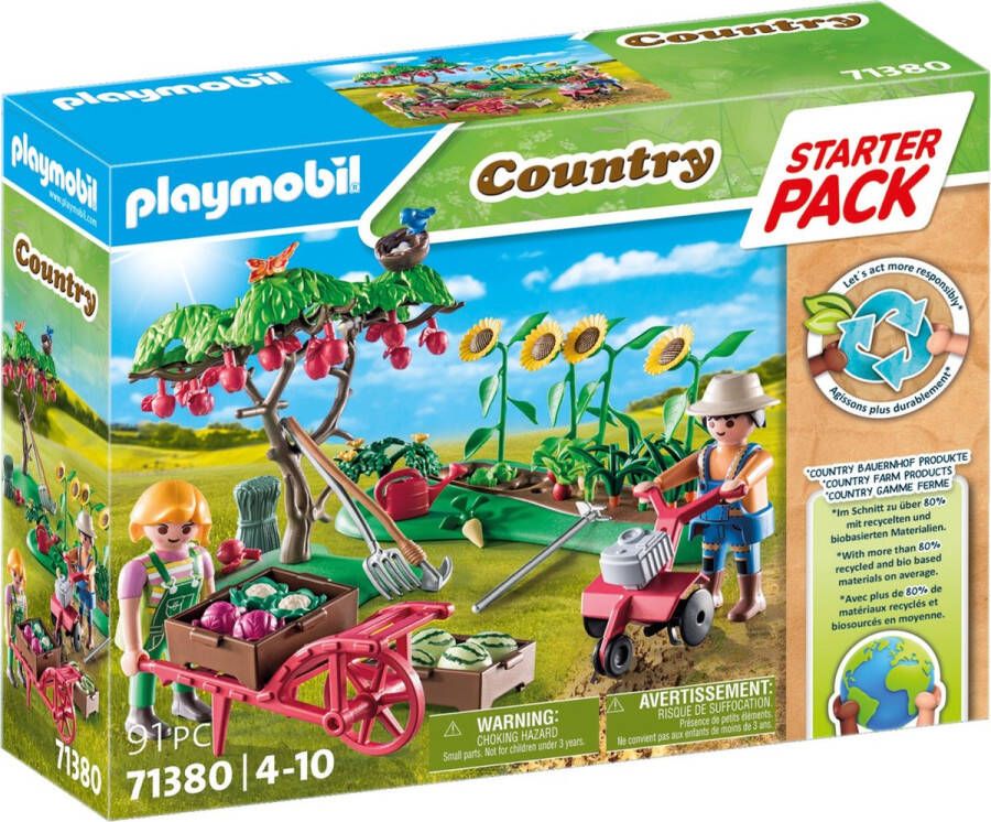 PLAYMOBIL Country Boerderij moestuin Starterpack 71380