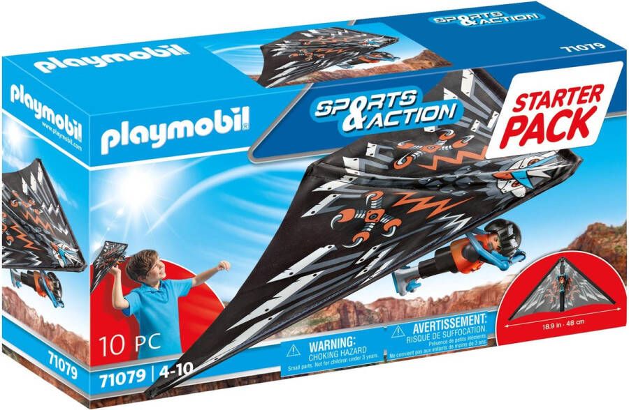 Playmobil Sport & Action 71079 Starter pack deltavlieger