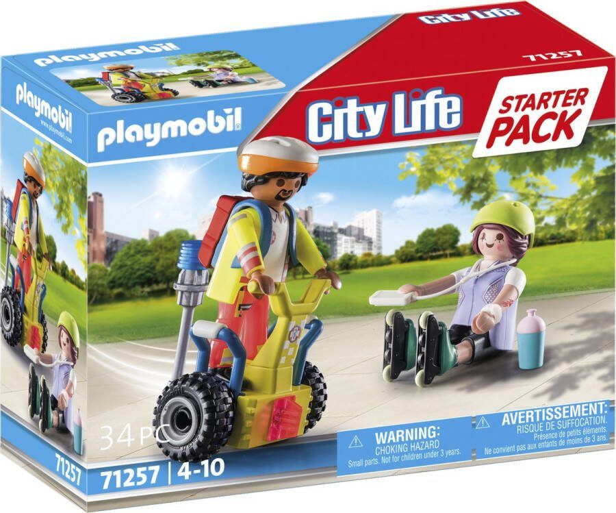 Playmobil City Life 71257 starterpackredding met segway