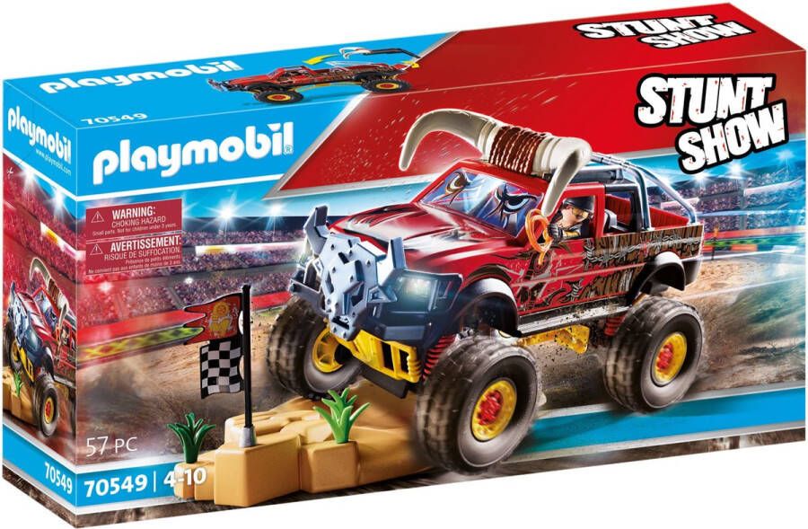 Playmobil Stuntshow Monster Truck met hoorns 70549