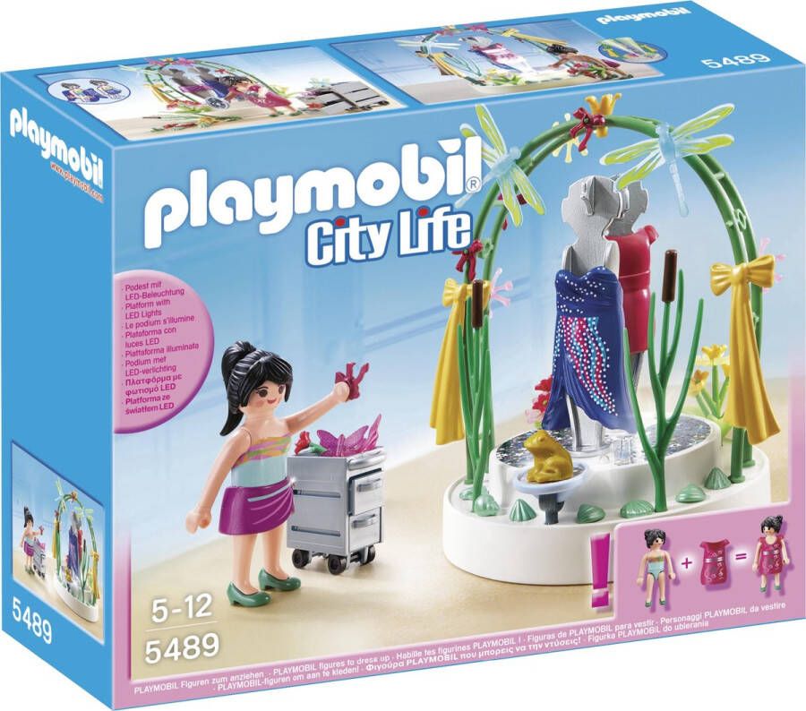 PLAYMOBIL Styliste met verlichte etalage Styliste avec podium lumineux