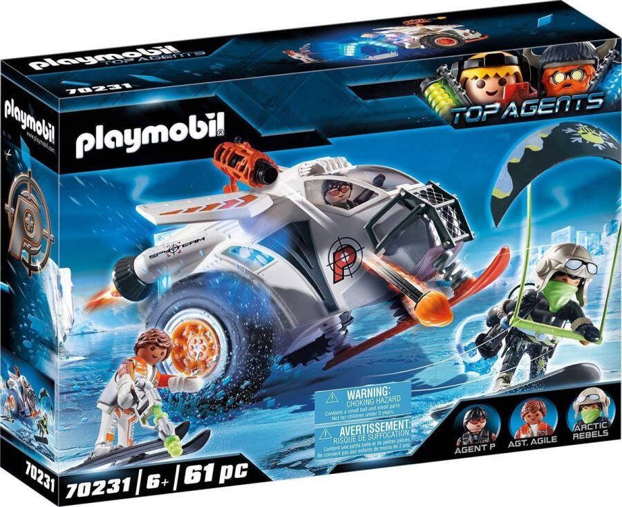 PLAYMOBIL Top Agent Spy Team Sneeuwmobiel (70231)