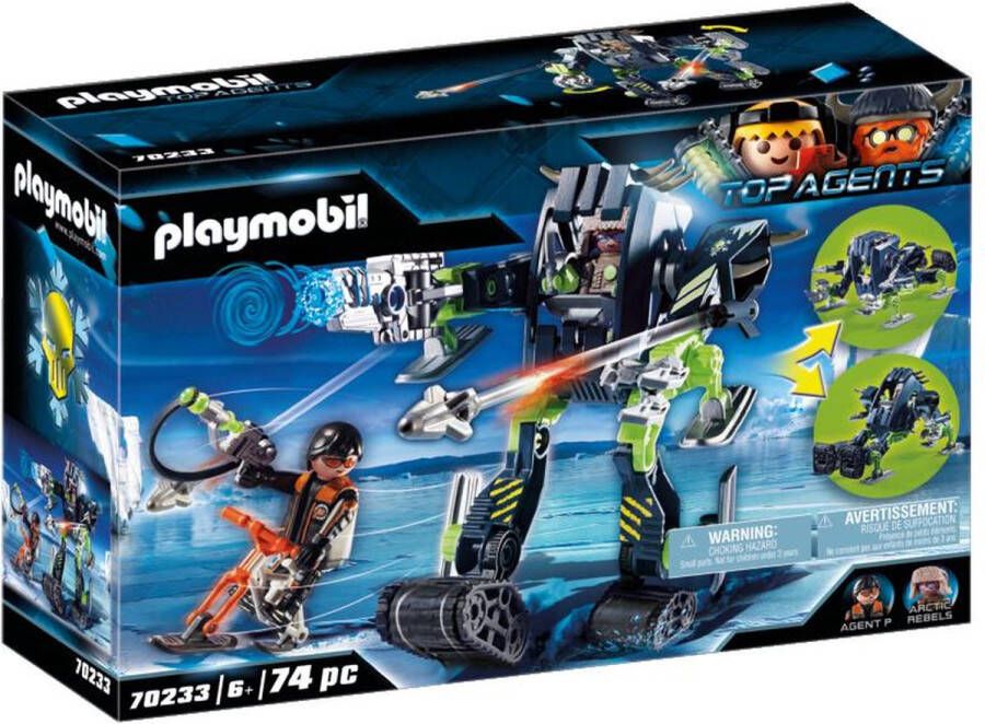 Playmobil Â Top Agents 70233 Arctic Rebels sneeuwrobot