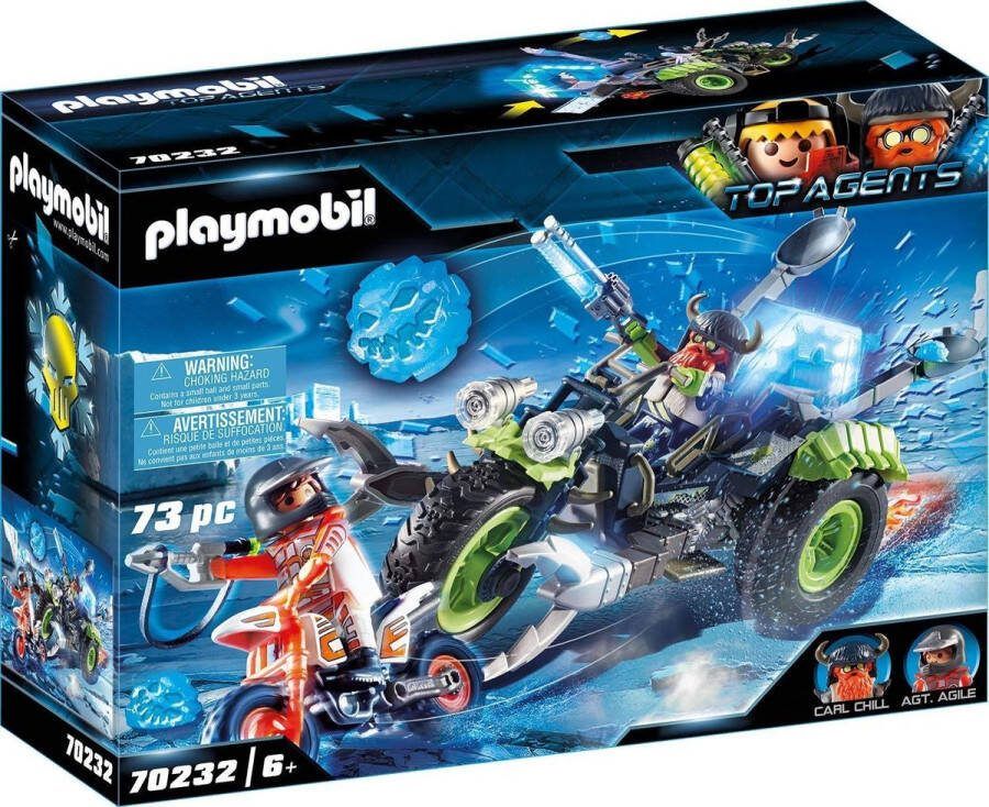 PLAYMOBIL Top Agents Arctic Rebels Sneeuwtrike (70232) 73-delig