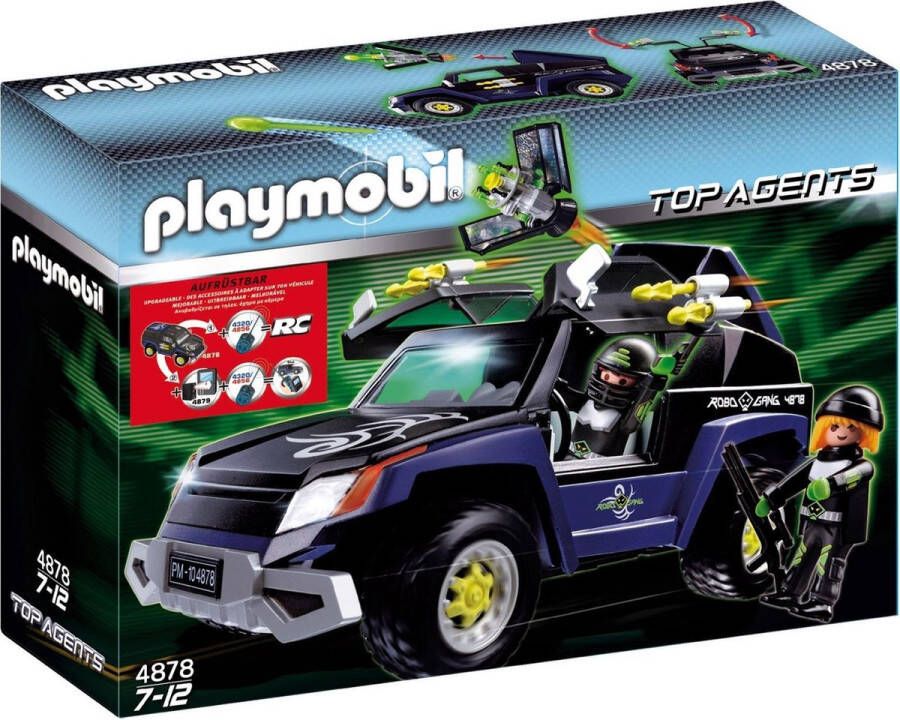 PLAYMOBIL Top Agents Robo-Gangster Terreinwagen 4878