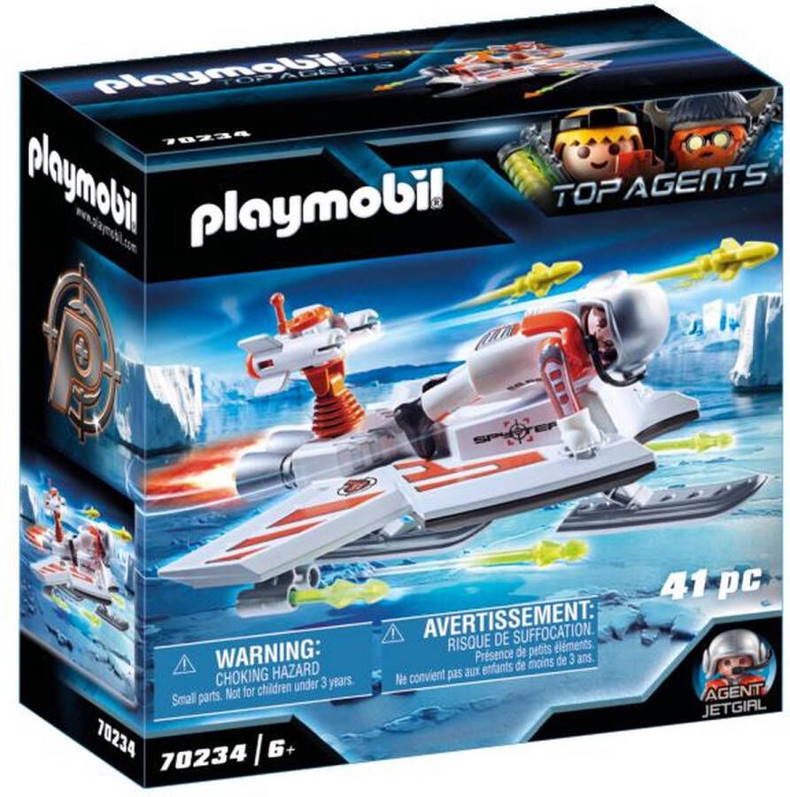 PLAYMOBIL Top Agent Spy Team Zweefvliegtuig (70234)