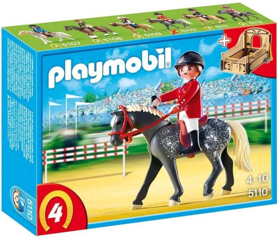 PLAYMOBIL Trakehner met Paardenbox 5110