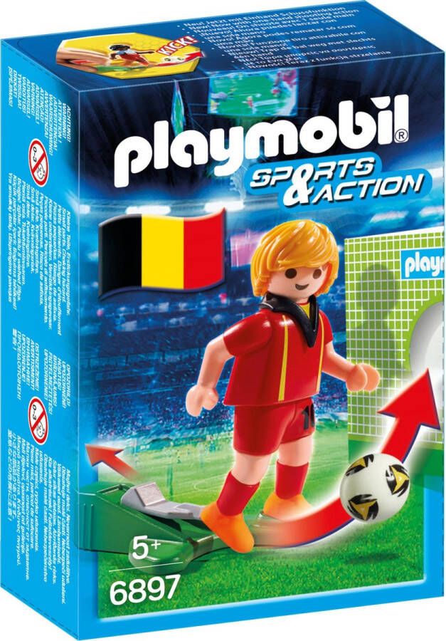 PLAYMOBIL Voetbalspeler België 6897