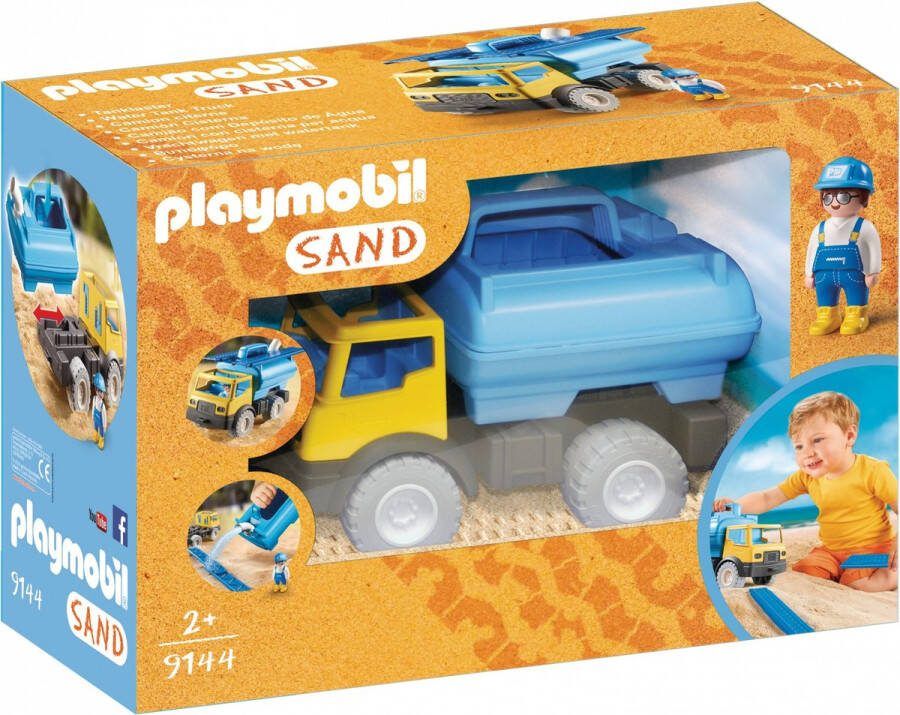 PLAYMOBIL SAND Vrachtwagen met watertank 9144