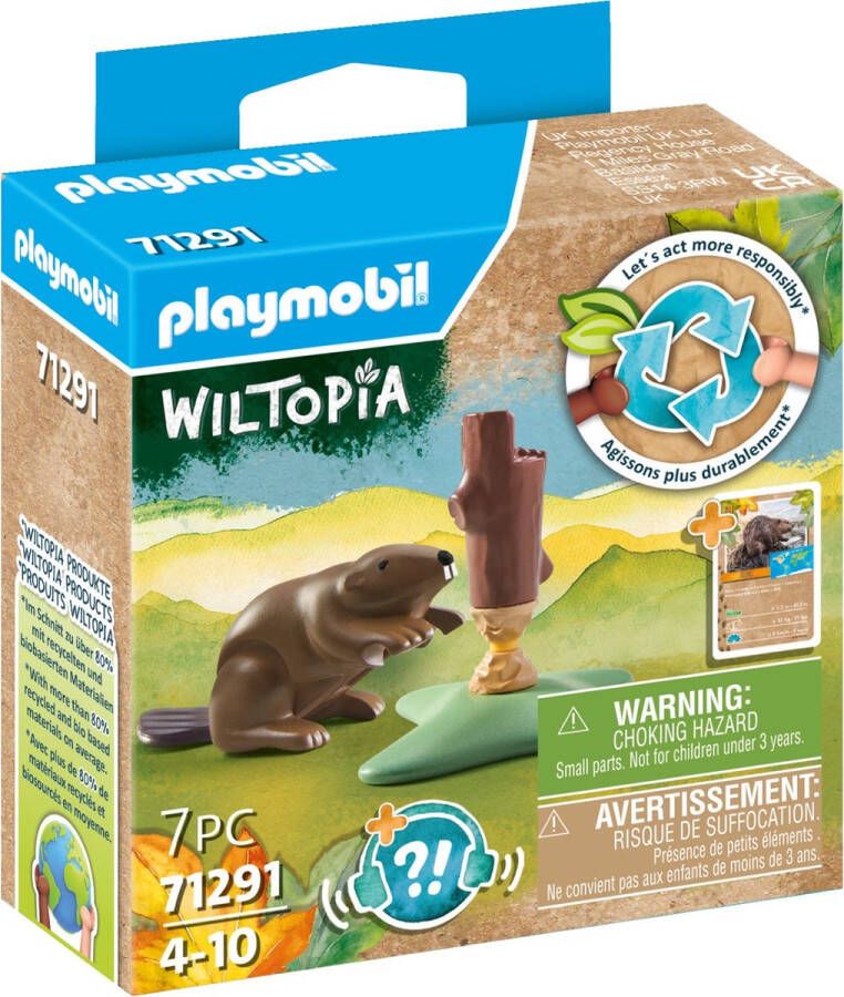 PLAYMOBIL PLAYMOBL Wiltopia Bever 71291