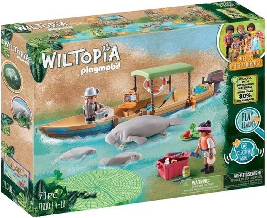 Playmobil Wiltopia 71010 Boottocht naar de zeekoeien
