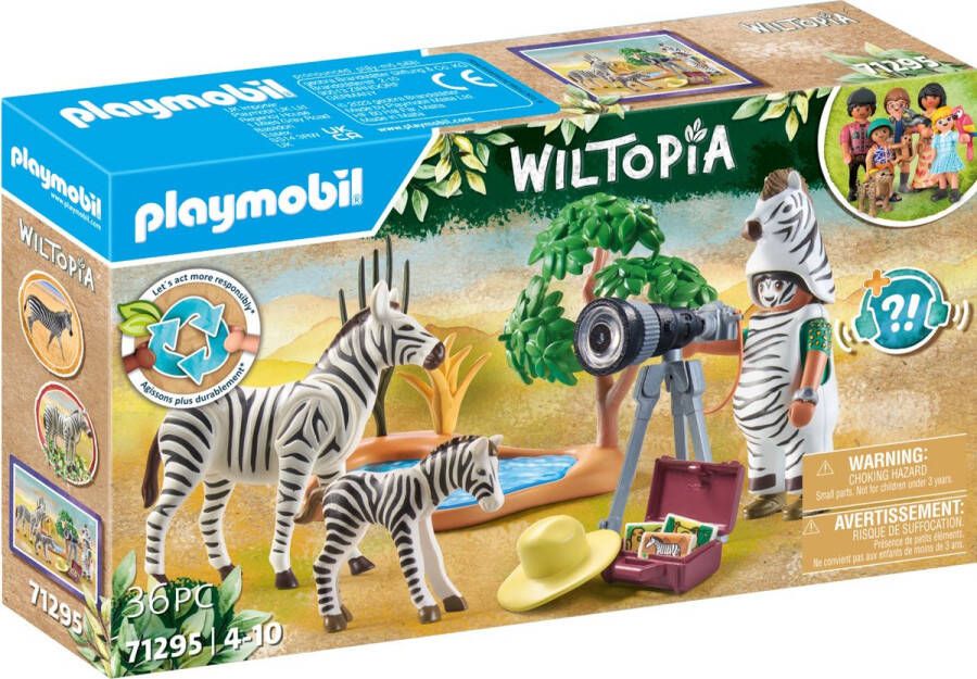 Playmobil Â wildtopia 71295 onderweg met de dierenfotograaf