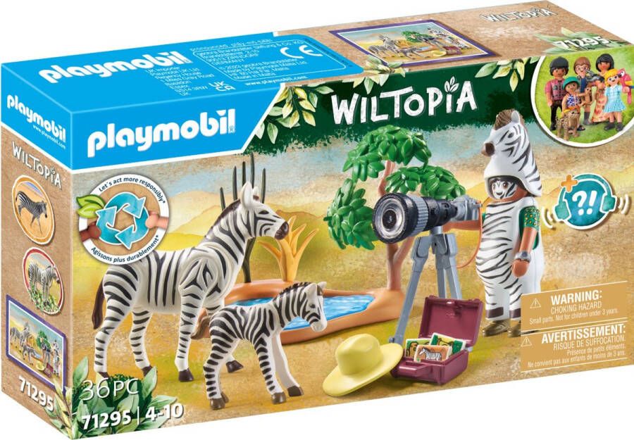 Playmobil Â Wiltopia 71295 onderweg met de dierenfotograaf