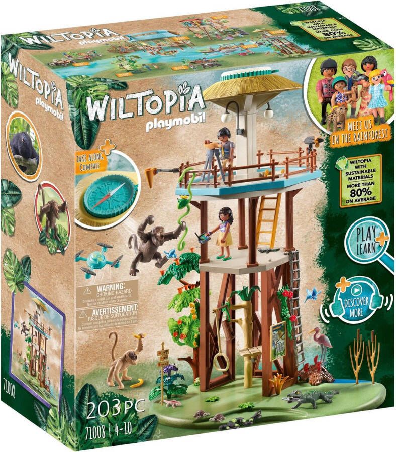 Playmobil Wiltopia 71008 Onderzoeksstation met kompas