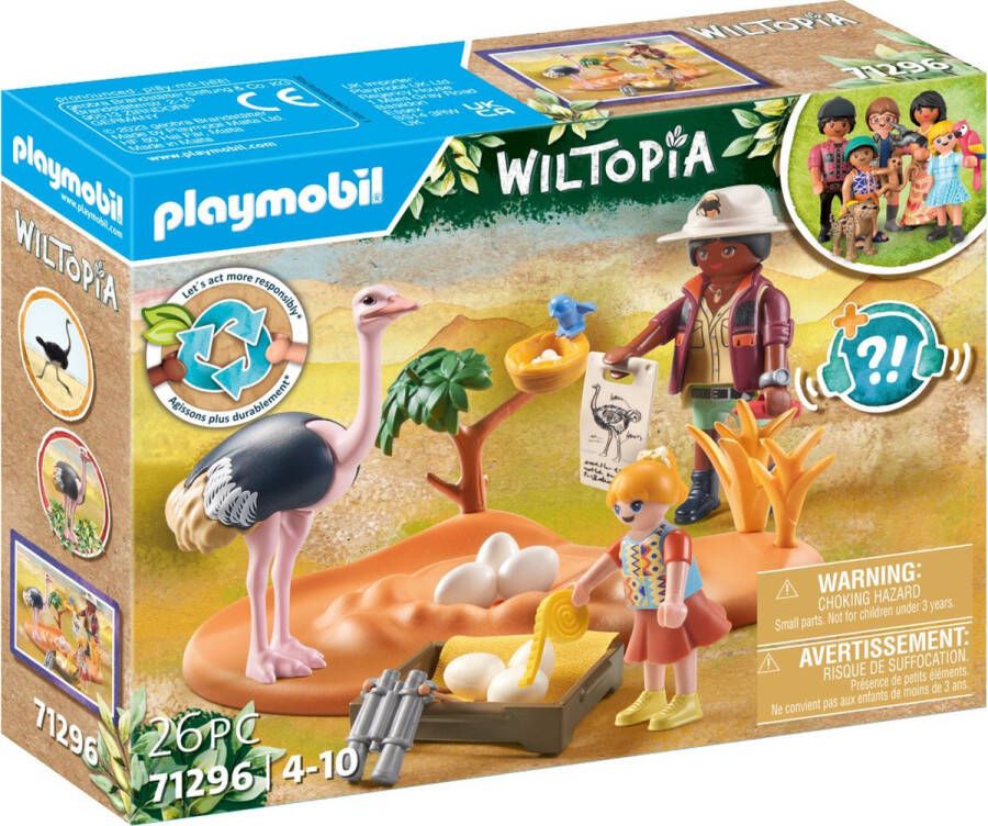 Playmobil Â wildtopia 71296 op bezoek bij papa struisvogel
