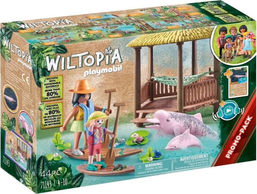 PLAYMOBIL Wiltopia PROMO Peddeltocht met de rivierdolfijnen 71143