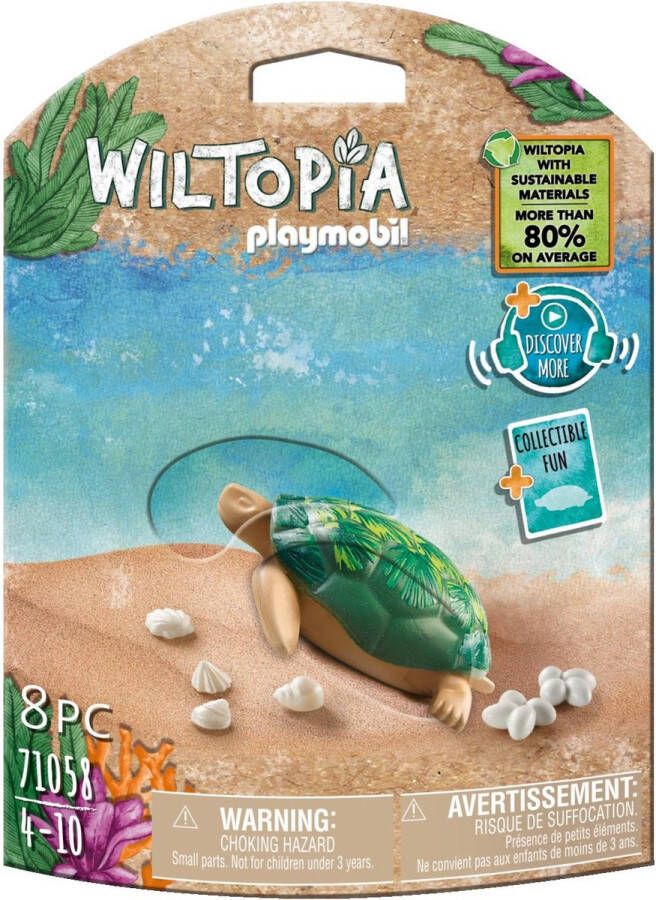 PLAYMOBIL Wiltopia Reuzenschildpad 71058