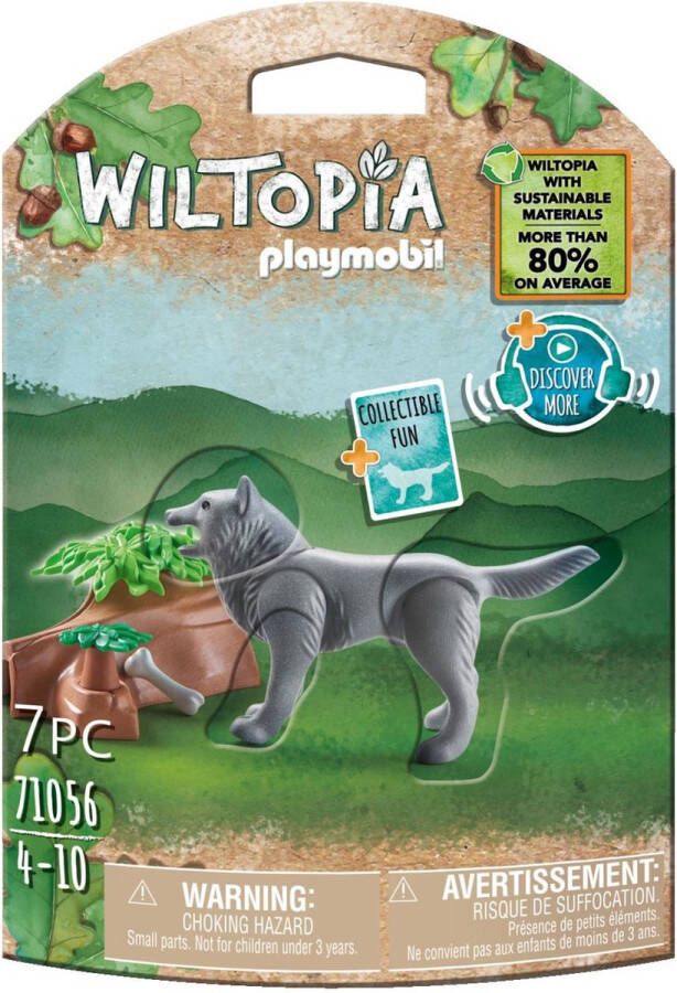 PLAYMOBIL Wiltopia Wolf 71056