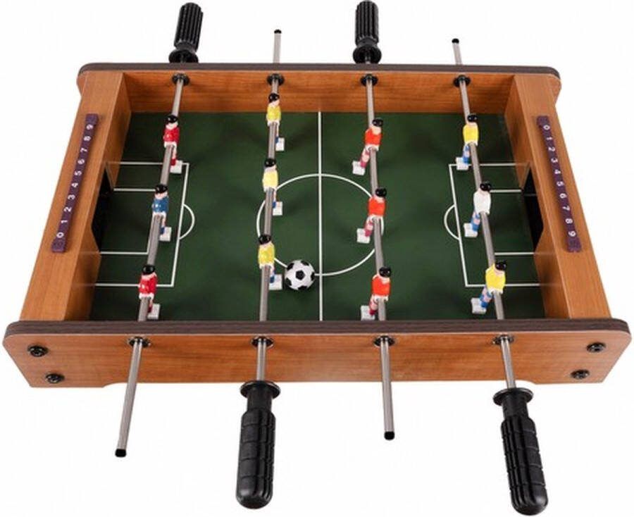 Playos Tafelvoetbal Speeltafel 50 x 31 cm Tafelmodel Arcade Spel Speelgoed Voetbaltafel