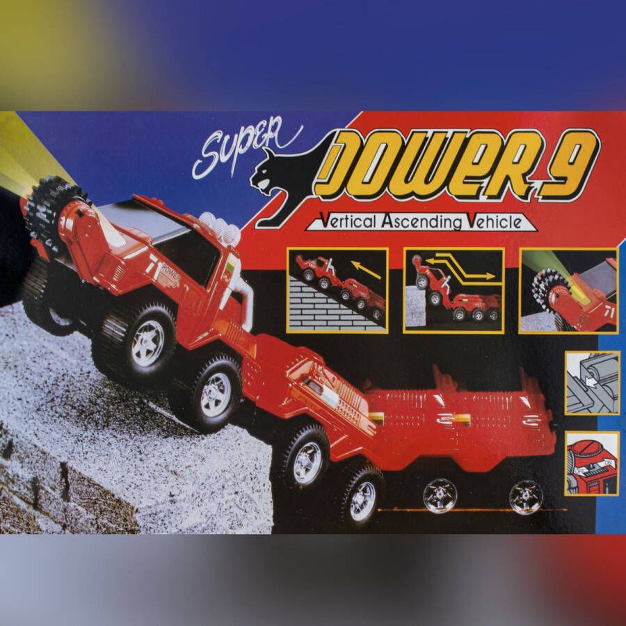 Playtime 8WD speelgoedvoertuig SUPER POWER 9 40 x 15 x 15 cm kan elk terrein aan