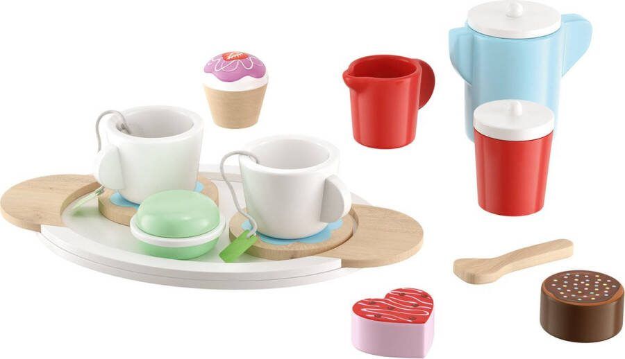 Playtive Houten Speelgoed Thee Set Keuken Accessoires vanaf 2 jaar