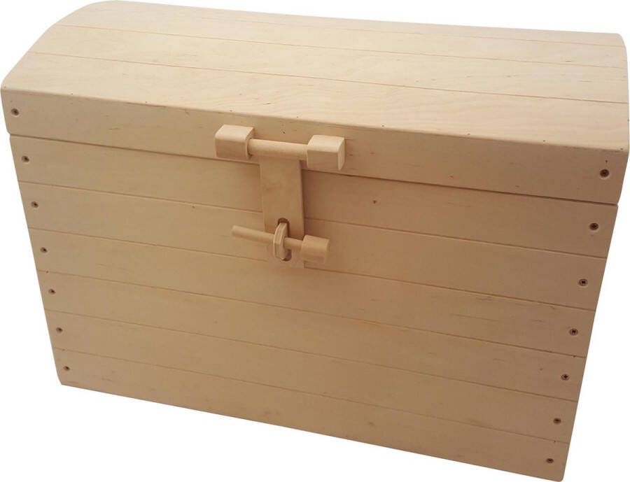 Playwood Houten speelgoedkist houten opbergkist No. 2 (Lengte 46 CM)