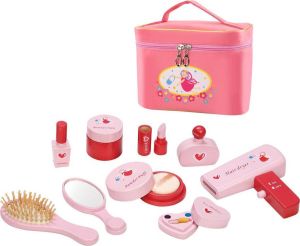 Playwood Make up tas inclusief houten make up accessoires