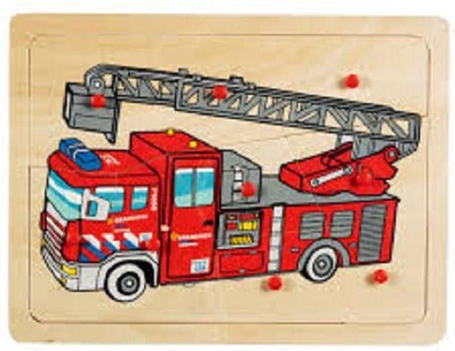 Playwood Roel noppen puzzel brandweer